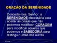 oração da sernidade